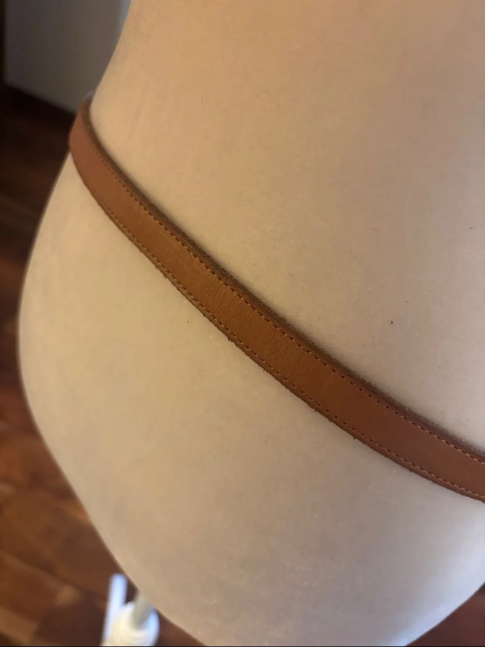 J. Crew Vintage Funky Brown Leather Buckle Belt - L - Picture 2 of 7